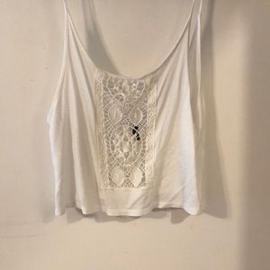 White crop top